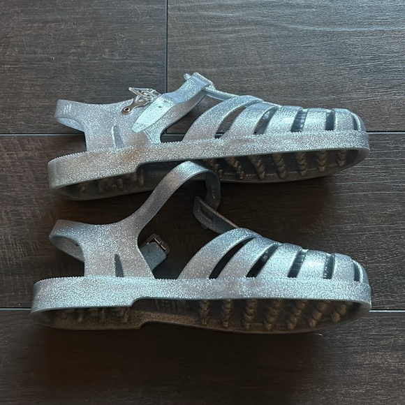 Melissa possession size 9 in clear glitter (silver) - Picture 11 of 12